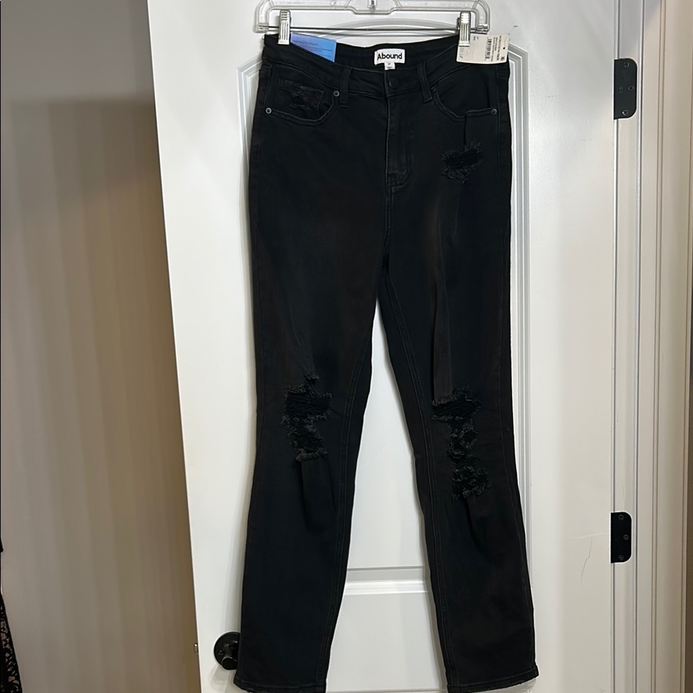 Black Distressed Women's Jeans New With Tags!